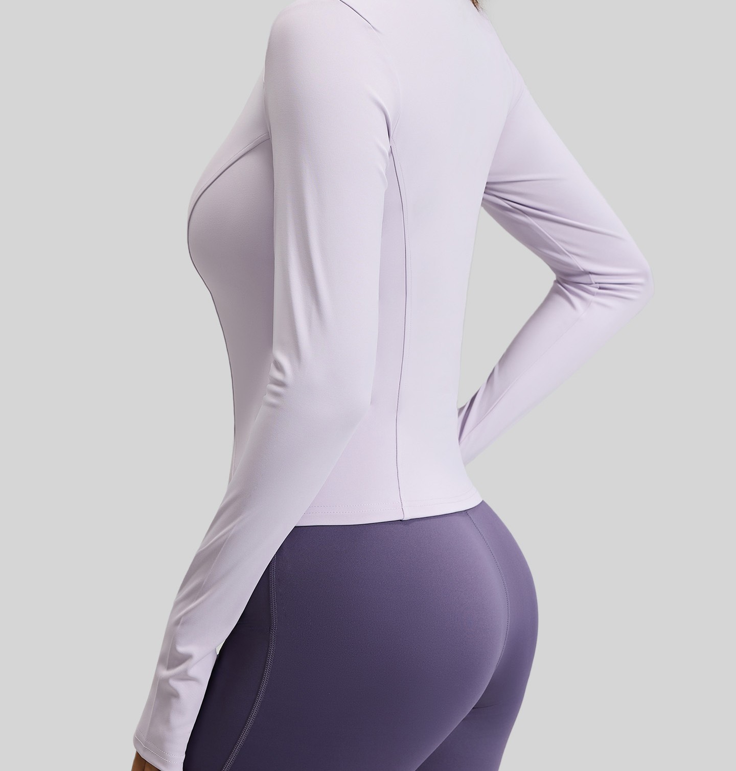 外穿显瘦紧身长袖瑜伽服女健身跑步运动瑜伽外套